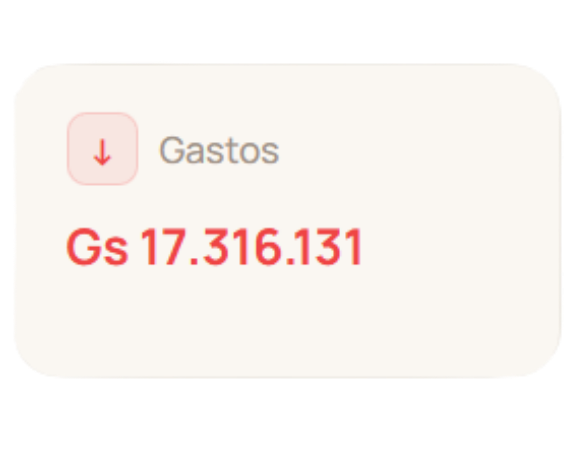 Badge de ingresos del mes