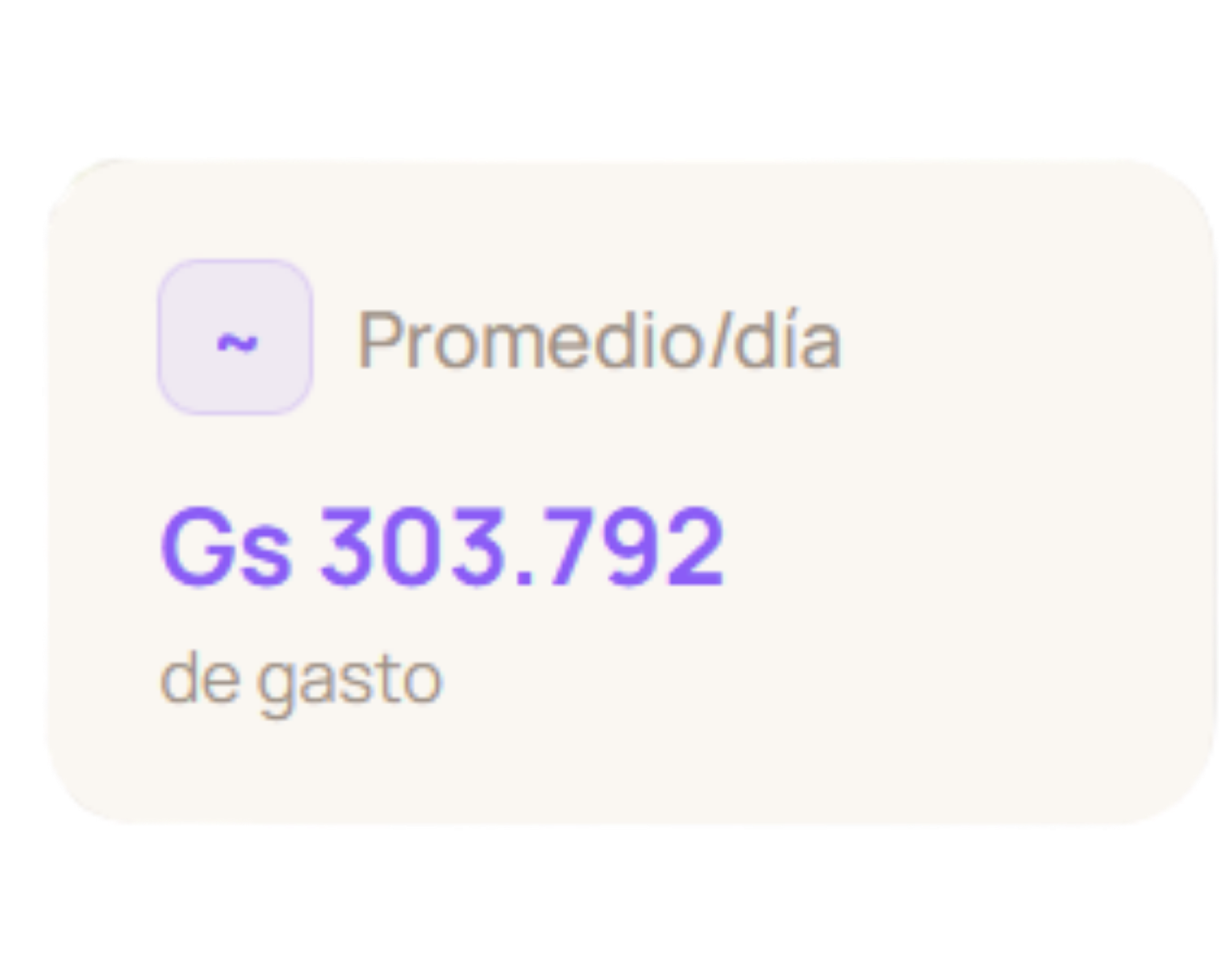 Badge de gasto promedio